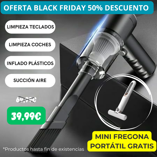 MINI ASPIRADORA PORTÁTIL + MINI FREGONA PORTÁTIL GRATIS!!