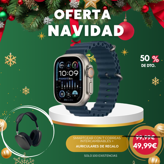 SmartGear con 7 correas intercambiables + AURICULARES GRATIS