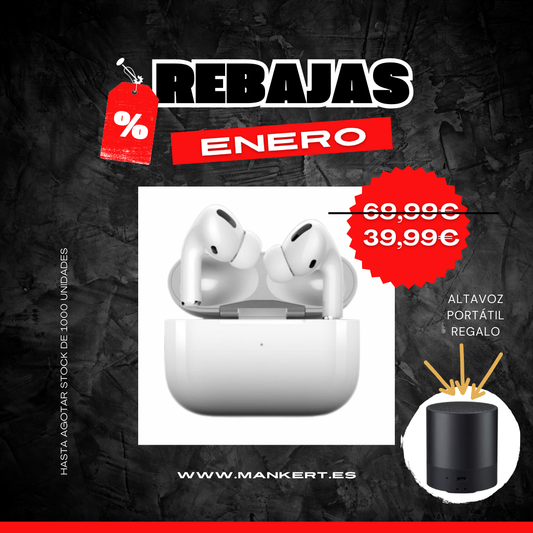 AIRPODS SILENTWAVE PRO + ALTAVOZ DE REGALO!
